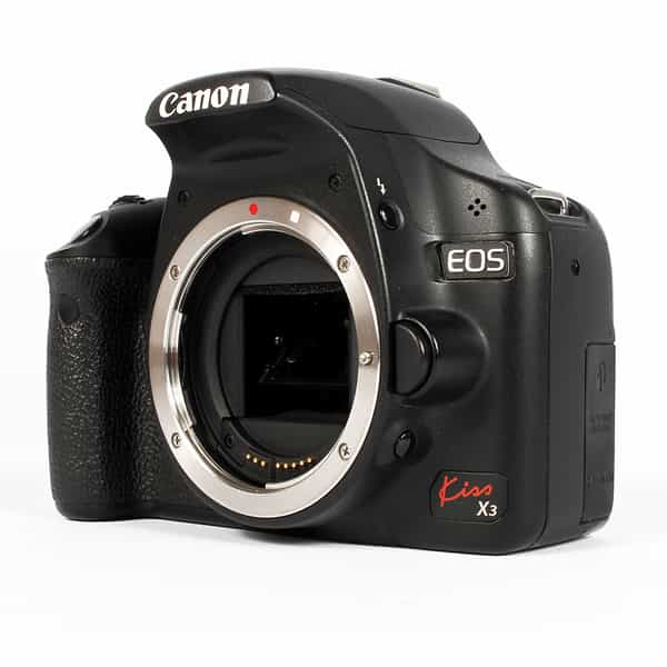 Canon EOS Kiss X3 (Japanese Rebel T1I) DSLR Camera Body, Black 