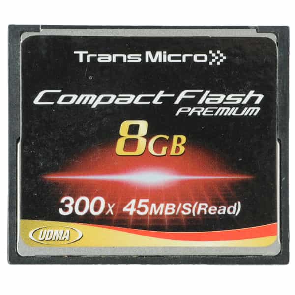 Miscellaneous Brand 8GB 300X Compact Flash [CF] Memory Card