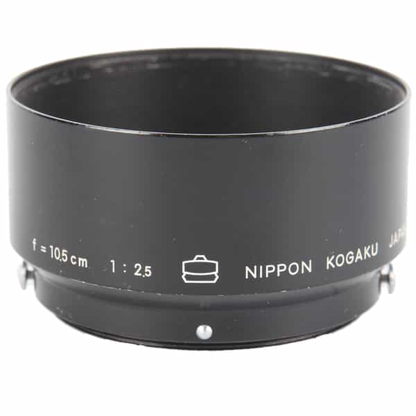 Nikon Rangefinder Lens Hood 105 F/2.5 In CM Snap-On Old Logo 