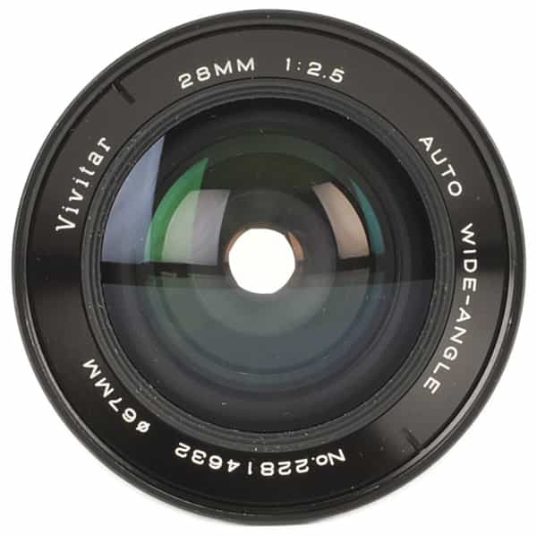 Vivitar 28mm F/2.5 Manual Focus Lens For Pentax K Mount {67}