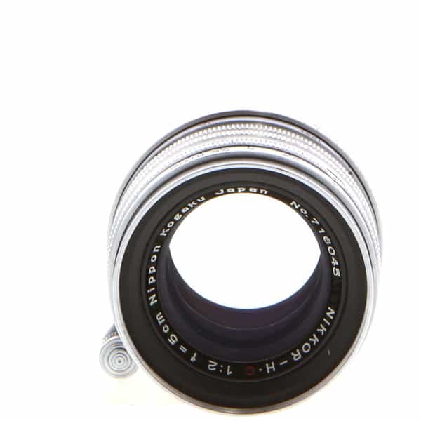 Nikon 5cm (50mm) f/2 Nikkor-H.C Nippon Kogaku Japan Lens for M39