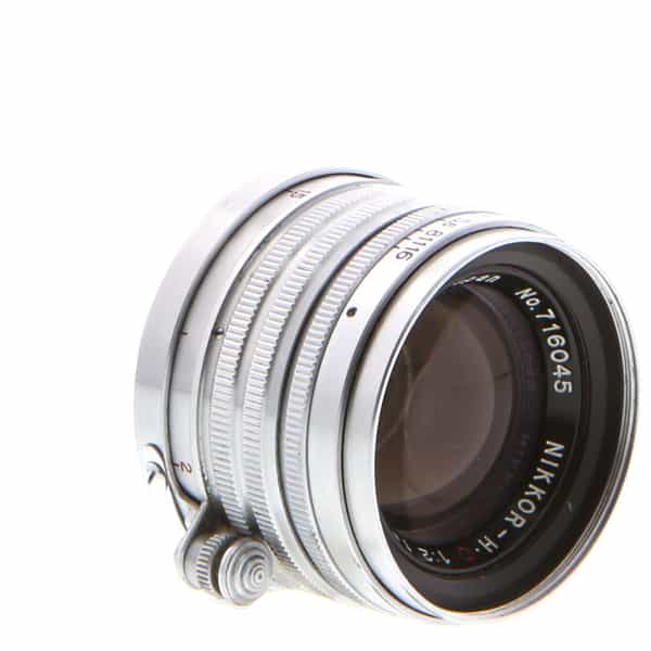 Nikon 5cm (50mm) f/2 Nikkor-H.C Nippon Kogaku Japan Lens for M39