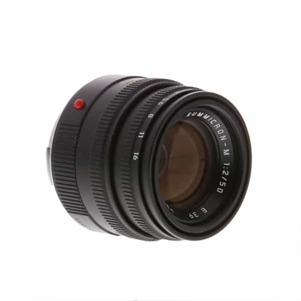 Leica 50mm f/2 Summicron-M M-Mount Lens with Built-In Hood 