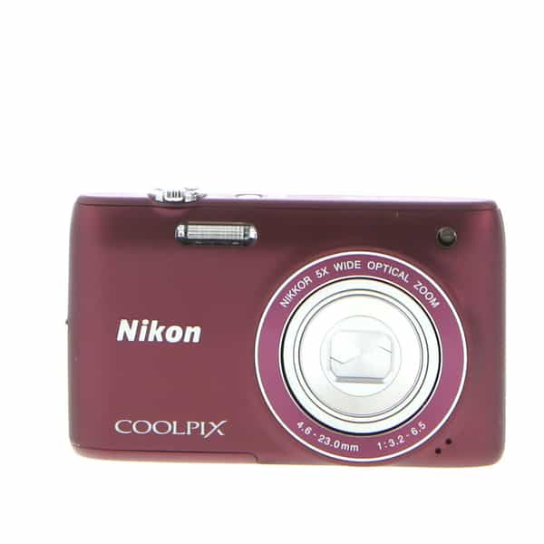Nikon Coolpix S4100 Digital Camera, Plum {14MP} at KEH Camera