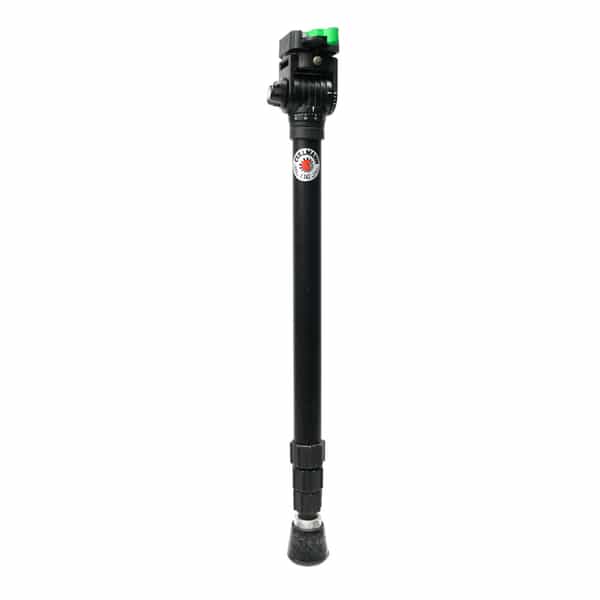 Cullmann 1747 Deluxe Monopod with Support Legs, Black, 4-Section, 21-62\