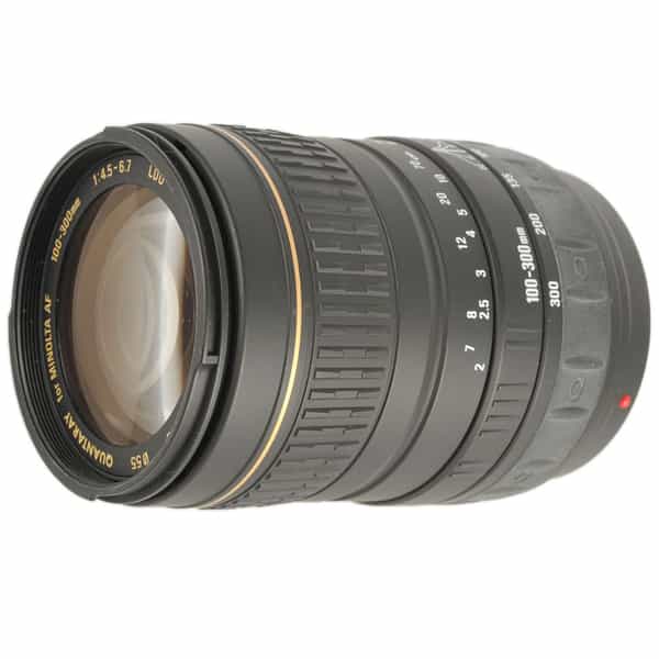 Quantaray 100-300mm F/4.5-6.7 LDo Autofocus Lens For Minolta Alpha Mount {55}