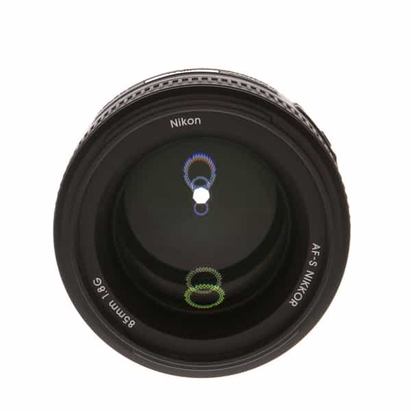 Nikon AF-S NIKKOR 85mm f/1.8 G Autofocus Lens {67} - With Case, Caps and  Hood - EX+