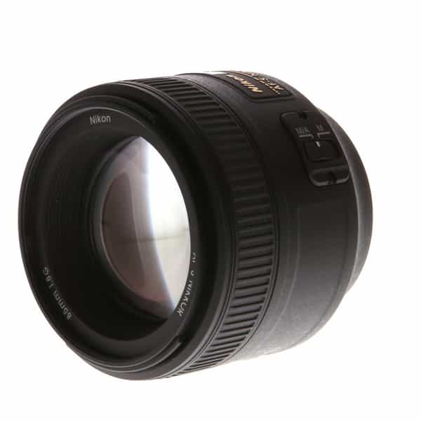 Nikon AF-S NIKKOR 85mm f/1.8 G Autofocus Lens {67} at KEH Camera
