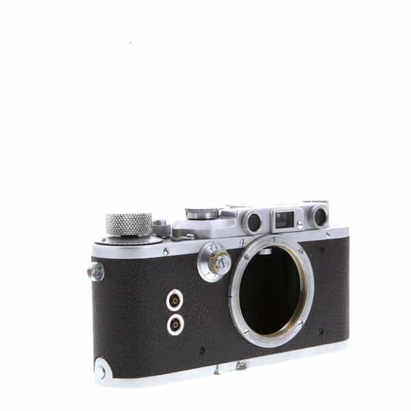 Leica IIIA 35mm Rangefinder Camera Body, Chrome (Flash Sync Added) at KEH  Camera