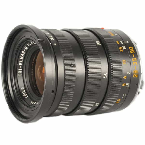 Leica 28-35-50mm f/4 Tri-Elmar-M ASPH. M-Mount Lens, Black, 6-Bit {E49} 11625