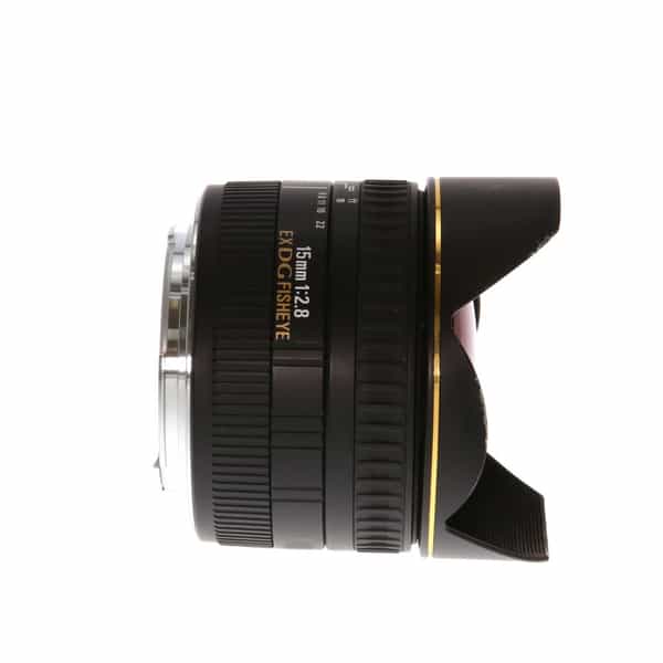 Sigma 15mm f/2.8 Fisheye EX DG Lens for Canon EF-Mount {Gel} at