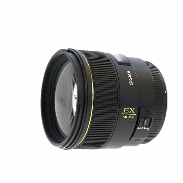 het laatste toezicht houden op Overzicht Sigma 85mm f/1.4 EX DG HSM Lens for Canon EF-Mount {77} at KEH Camera