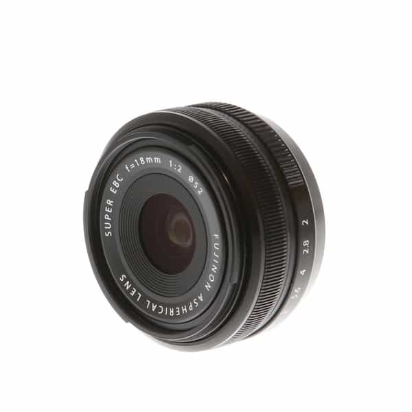 Samenhangend berekenen Hollywood Fujifilm XF 18mm f/2 R Fujinon APS-C Lens for X-Mount, Black {52} at KEH  Camera