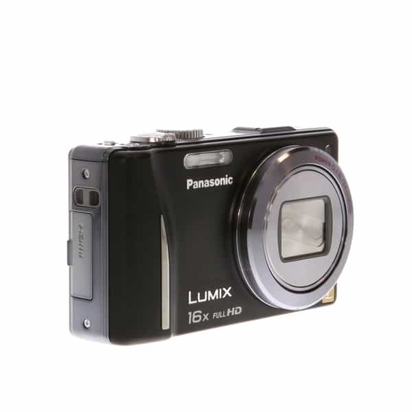 vertrekken Overeenkomend Afwijzen Panasonic Lumix DMC-ZS10 Digital Camera, Black {14.1MP} at KEH Camera