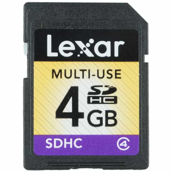 Lexar 4GB Class 4 SDHC Memory Card