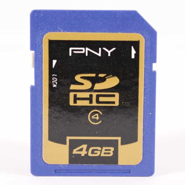 PNY 4GB Class 4 SDHC Memory Card