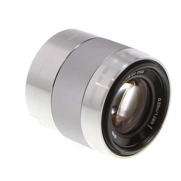 zoom Afkorten maximaal Sony E 50mm f/1.8 E OSS Autofocus APS-C Lens for E-Mount, Silver {49}  SEL50F18 at KEH Camera