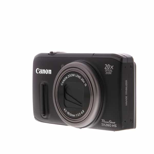 Canon Powershot SX260 HS Digital Camera, Black {12.1MP}