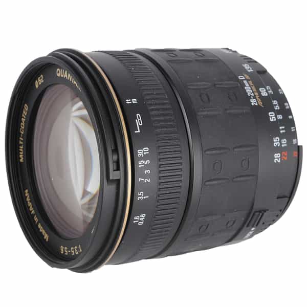 Quantaray 28-200mm F/3.5-5.6 Aspherical D IF LDO Autofocus Lens For Nikon {62}
