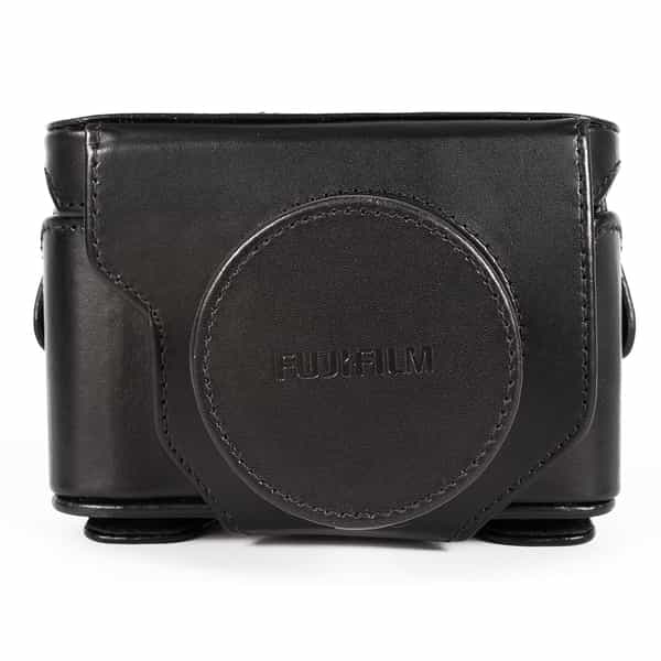 Case for Fujifilm X10, Black Leather