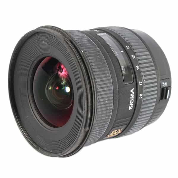Sigma 10-20mm F/4-5.6 EX DC HSM Autofocus Lens For Four Thirds System (requires mount adapter for use on MFT){77}