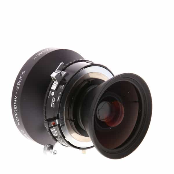 Schneider-Kreuznach 65mm f/5.6 Super-Angulon MC BT Copal 0 (35MT) 4X5 Lens  - With Caps - BGN