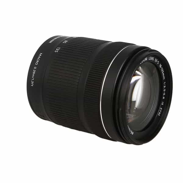 Canon EF-S 18-135mm f/3.5-5.6 IS STM Autofocus APS-C Lens, Black