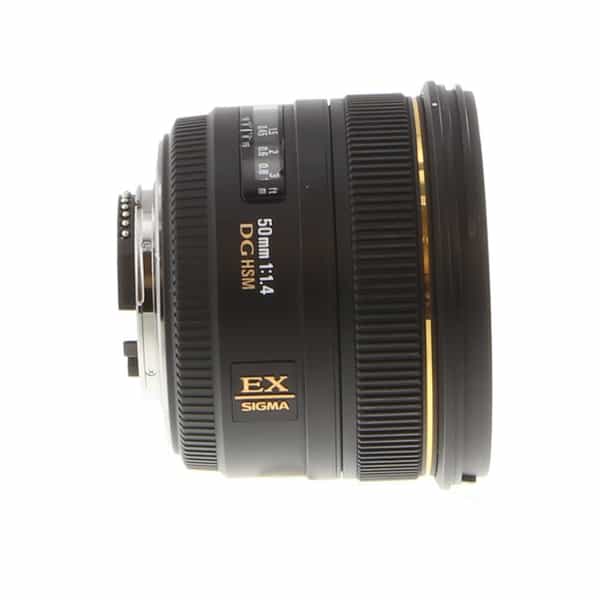 Sigma 50mm f/1.4 EX DG HSM Auto Focus Lens for Nikon AF Cameras  Warranty