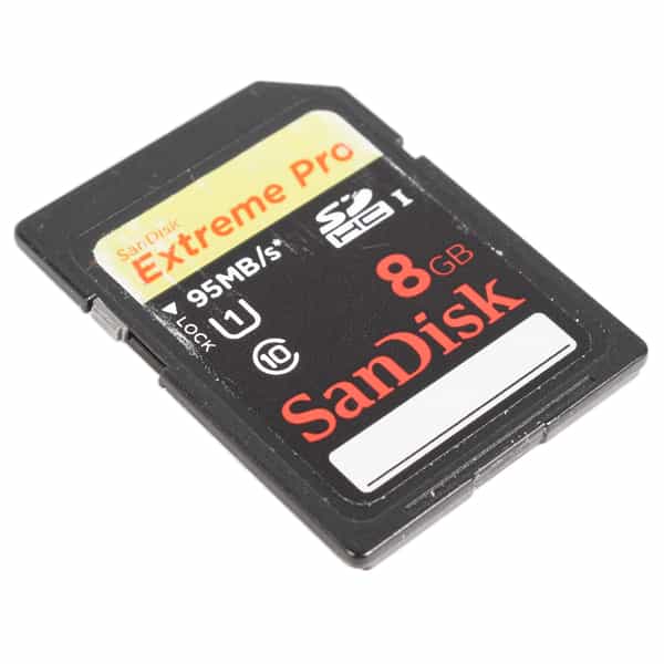 Sandisk Extreme PRO 8GB 95 MB/s Class 10 UHS 1 SDHC Memory Card 