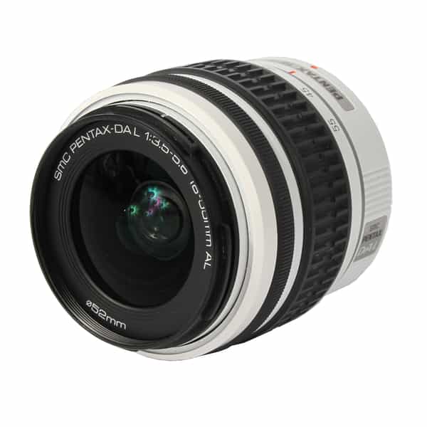 Pentax 18-55mm f/3.5-5.6 SMC PENTAX-DAL AL Autofocus APS-C Lens for K-Mount, White {52}