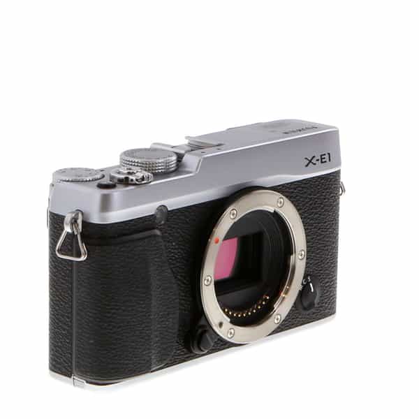 Fujifilm X-E1 Mirrorless Camera Body, Silver {16.3MP} at KEH Camera