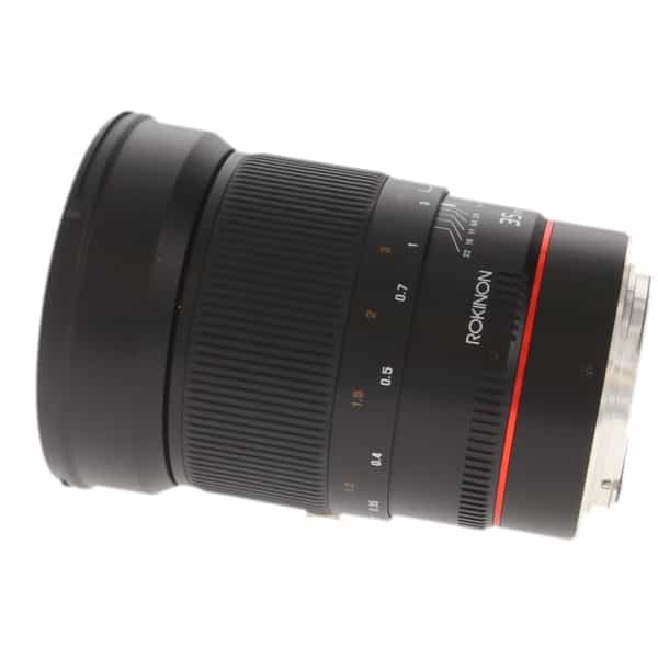 Rokinon 35mm f/1.4 AS UMC Manual Lens for Canon EF-Mount {77} at 