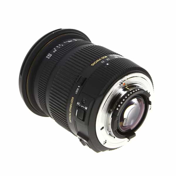 Sigma 17-50mm f/2.8 EX DC OS HSM (FLD) Autofocus APS-C Lens for Select  Nikon F-Mount Cameras {77} - With Caps and Hood - LN-