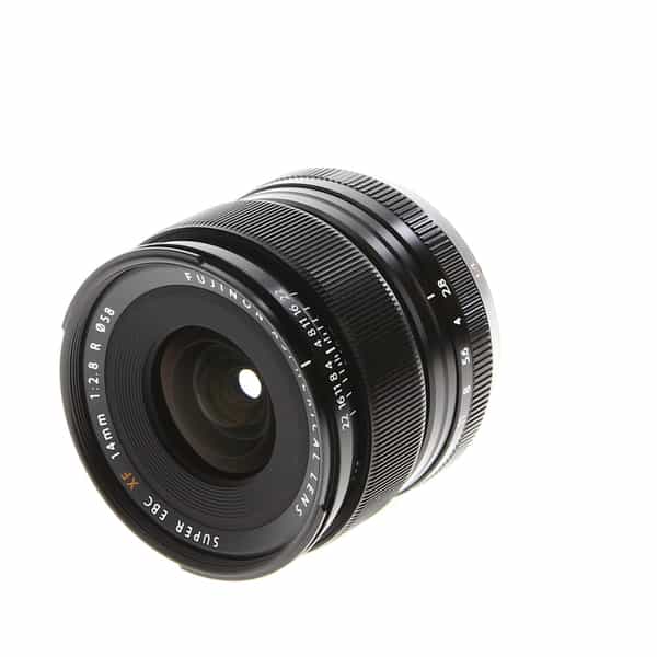 Fujifilm XF 14mm f/2.8 R Fujinon APS-C Lens for X-Mount, Black {58} - With  Caps and Hood - LN-