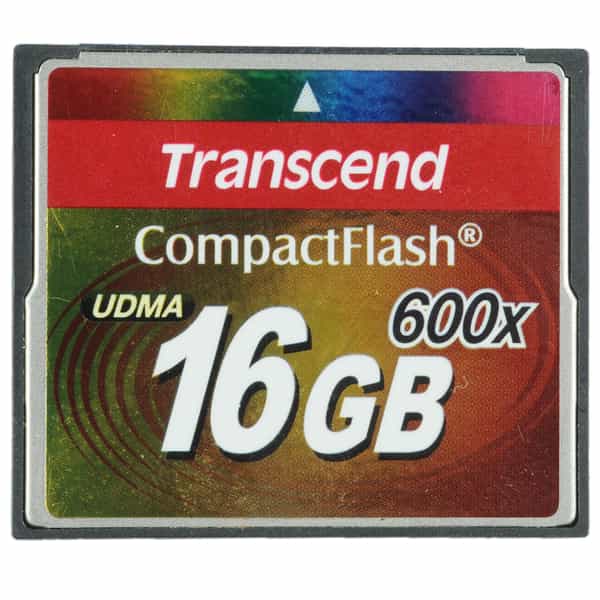 Transcend 16GB 600X Compact Flash [CF] Memory Card