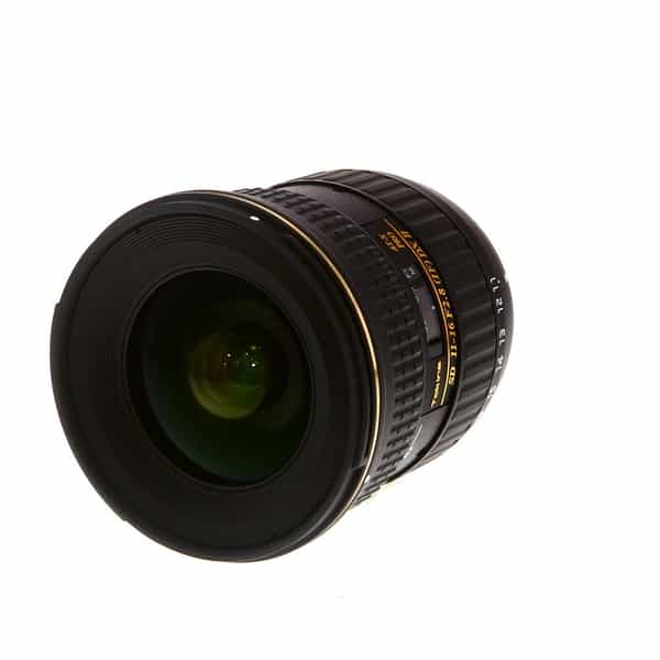 Tokina 11-16mm f/2.8 AT-X Pro SD (IF) DX II Autofocus APS-C Lens for Nikon  F-Mount {77} - With Caps and Hood - LN-