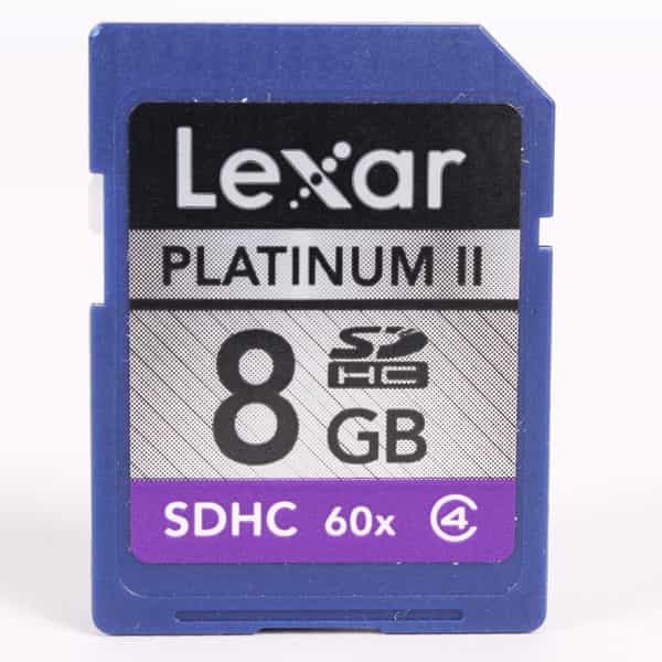 Lexar 8GB 60X Class 4 Platinum II SDHC Memory Card