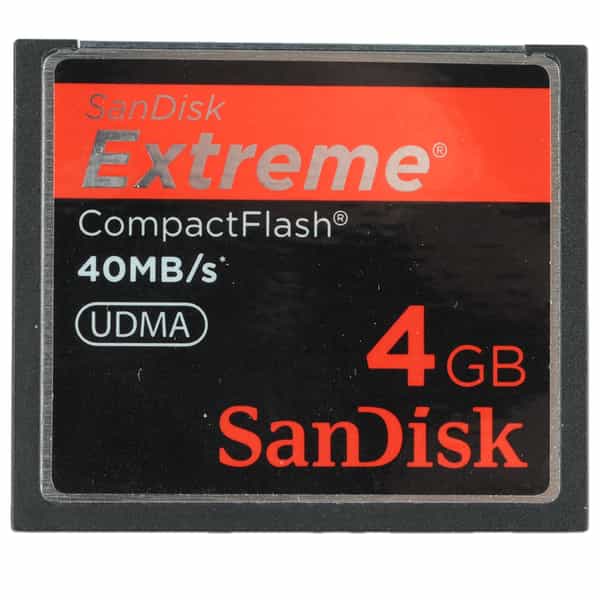Sandisk 4GB Extreme 40MB/s UDMA Compact Flash [CF] Memory Card