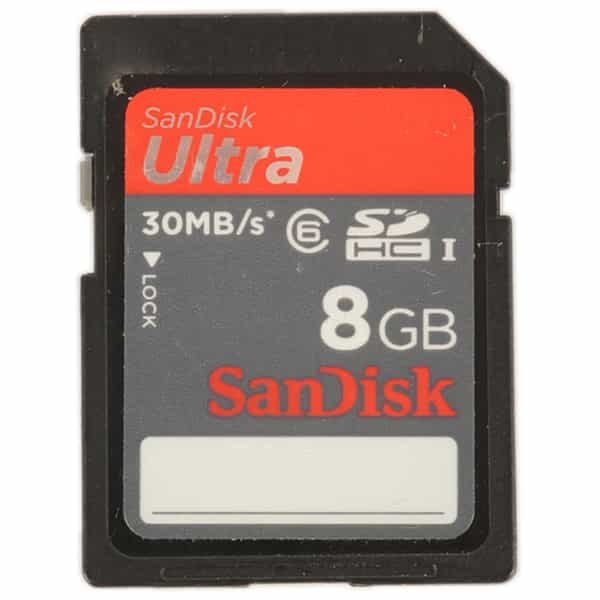 Sandisk Ultra 8GB SDHC 30 MB/s Class 6 Memory Card 