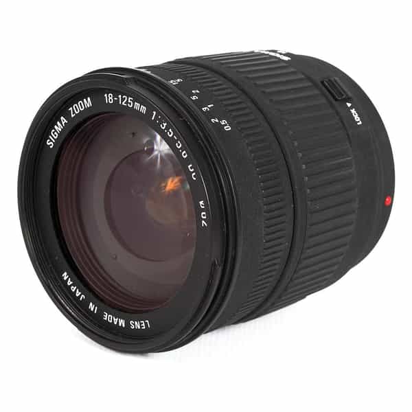 Sigma 18-125mm f/3.5-5.6 D DC Macro lens for Sony A-Mount APS-C [62]
