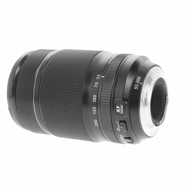 Fujifilm XF 55-200mm f/3.5-4.8 R LM OIS Fujinon Lens for APS-C Format  X-Mount, Black {62} - With Caps and Hood - EX