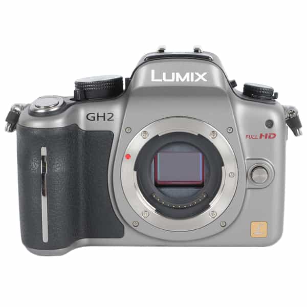 Panasonic Lumix DMC-GH2 Mirrorless MFT (Micro Four Thirds) Camera Body, Silver {16MP}