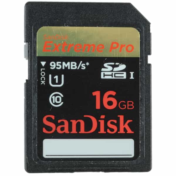 Sandisk Extreme PRO 16GB 95 MB/s Class 10 UHS 1 SDHC I Memory Card 