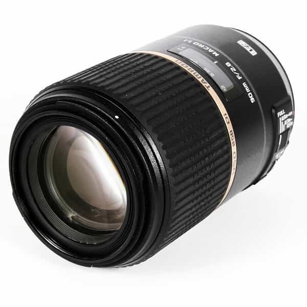 Tamron SP 90mm f/2.8 Macro 1:1 Di VC USD Lens for Canon EF-Mount {58} F004  - With Caps and Hood - EX