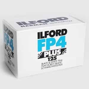 Ilford FP4 Plus 125 Black & White Negative Film, 35mm Roll, 36 Exposures, ISO 125