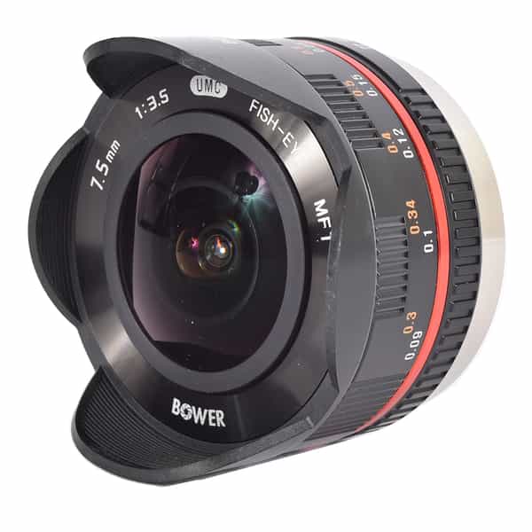 Bower 7.5mm f/3.5 Fish-Eye UMC Manual Focus Lens for MFT (Micro Four Thirds)