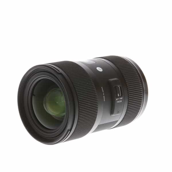 Sigma 18-35mm f/1.8 DC HSM A (Art) AF Lens for Nikon APS-C DSLR {72} - With  Caps and Hood - LN-