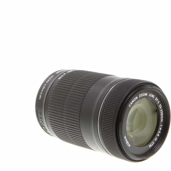 Canon EF-S 55-250mm f/4-5.6 IS STM Autofocus APS-C Lens, Black {58