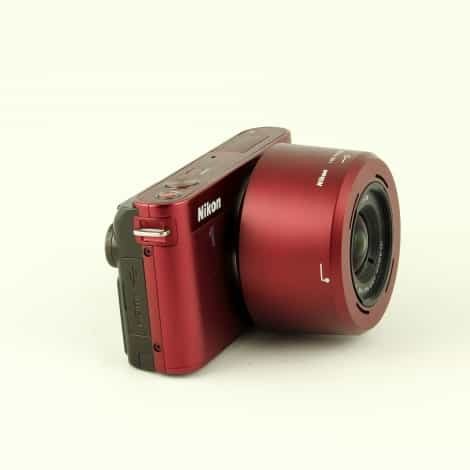 Nikon 1 J2 Mirrorless Digital Camera, Red {10.1MP} with 10-30mm f 
