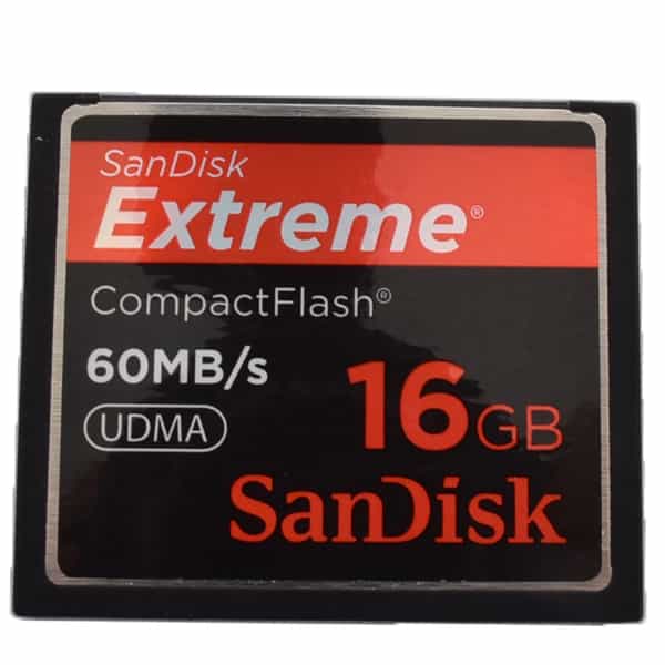 Sandisk 16GB 60 MB/s Extreme UDMA Compact Flash [CF] Memory Card